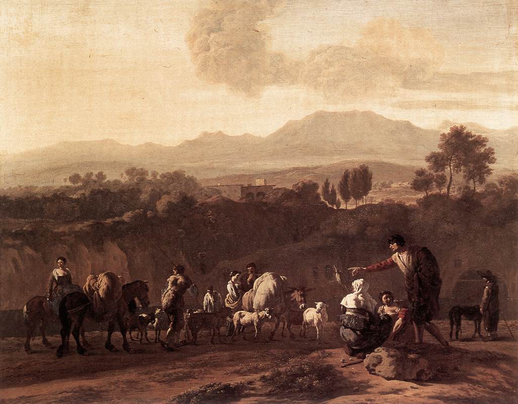 Landscape in the Roman Campagna sdf